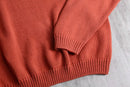 “Eddie Bauer” orange cotton knit