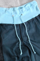 2000s mesh overlay nylon wide pants