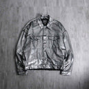 2000s loose sequins tracker jacket