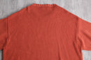 “Eddie Bauer” orange cotton knit