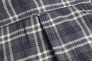 “Wool Rich” over check cotton flannel shirt