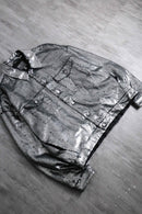 2000s loose sequins tracker jacket