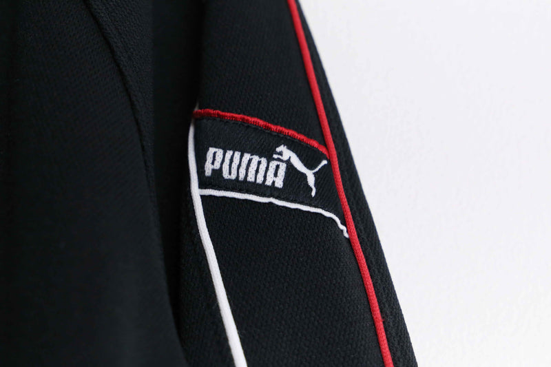 "puma" black color raglan sleeve track jacket