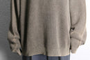 beige textured cotton knit