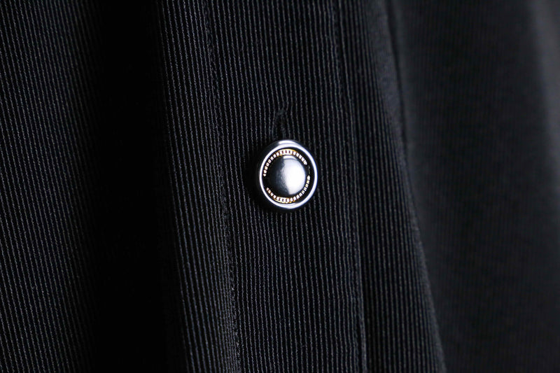 black pleats loose vest