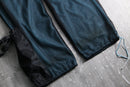 2000s mesh overlay nylon wide pants