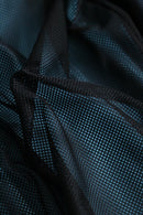 2000s mesh overlay nylon wide pants