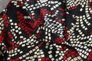 1990s all over print open collar shirt