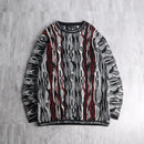 “COOGI” monotone bordeaux 3D knit