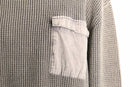 beige textured cotton knit