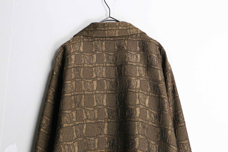 "CHICO'S" brown color overall pattern jacket