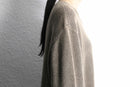 beige textured cotton knit