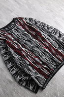 “COOGI” monotone bordeaux 3D knit