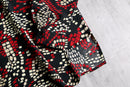 1990s all over print open collar shirt
