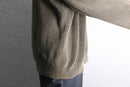 beige textured cotton knit