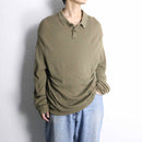 “Polo by Ralph Lauren” silk blend knit polo shirt