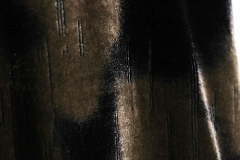 velour sheer long gilet