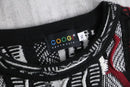“COOGI” monotone bordeaux 3D knit