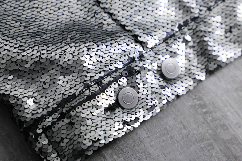 2000s loose sequins tracker jacket