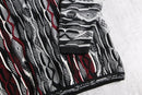 “COOGI” monotone bordeaux 3D knit