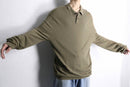 “Polo by Ralph Lauren” silk blend knit polo shirt
