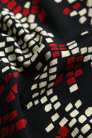 1990s all over print open collar shirt
