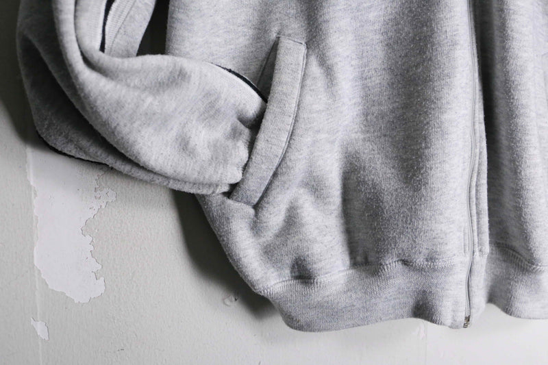 80s "PUMA" gray sweat track jacket