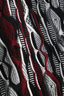 “COOGI” monotone bordeaux 3D knit