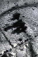 2000s loose sequins tracker jacket