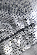 2000s loose sequins tracker jacket