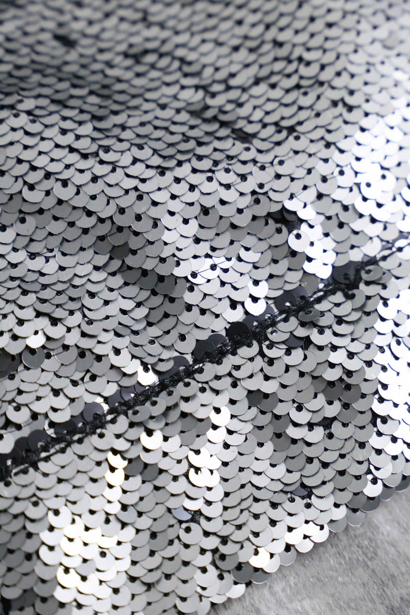 2000s loose sequins tracker jacket