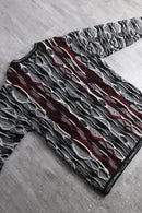 “COOGI” monotone bordeaux 3D knit