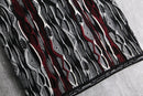 “COOGI” monotone bordeaux 3D knit