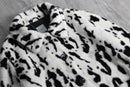 2000s dalmatian fur jacket