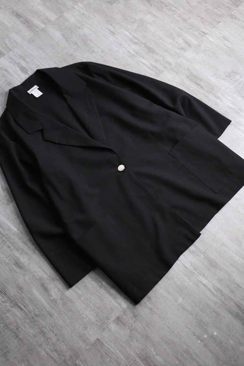 black color poly rayon easy tailored jacket