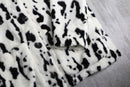 2000s dalmatian fur jacket