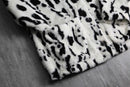 2000s dalmatian fur jacket