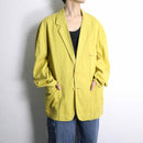 “TRUSSARDI” lime yellow easy tailored jacket