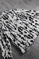2000s dalmatian fur jacket