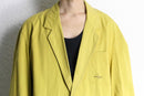 “TRUSSARDI” lime yellow easy tailored jacket