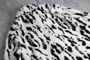 2000s dalmatian fur jacket