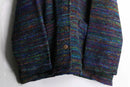 fancy tweed like rainbow fabric design jacket