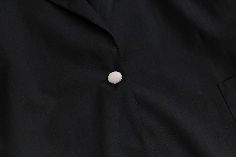 black color poly rayon easy tailored jacket