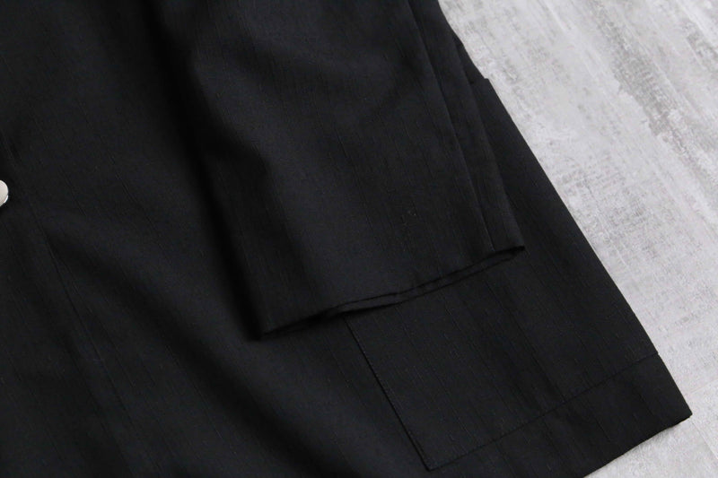black color poly rayon easy tailored jacket