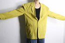 “TRUSSARDI” lime yellow easy tailored jacket