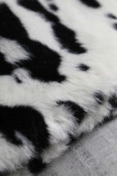 2000s dalmatian fur jacket