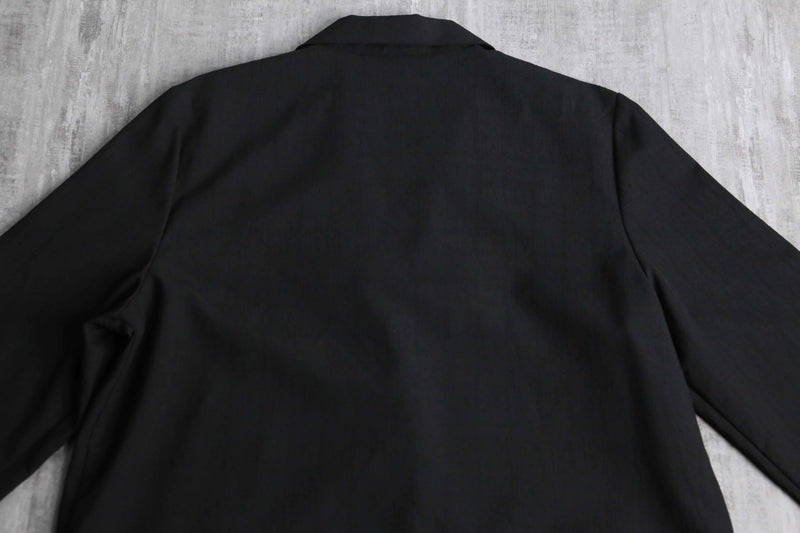 black color poly rayon easy tailored jacket