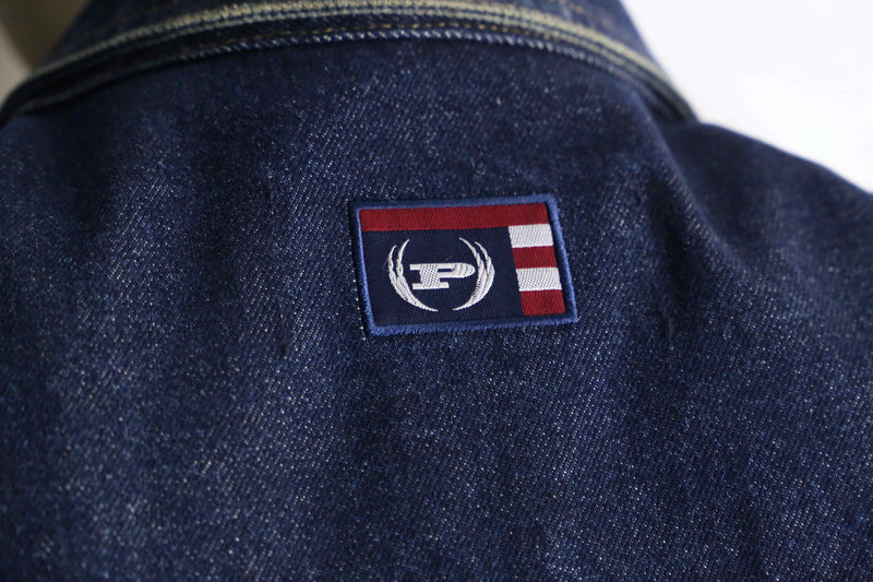 “PHAT FARM” stitch design loose denim jacket