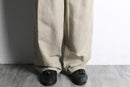 "SAXONY "extreme wide linen blend slacks