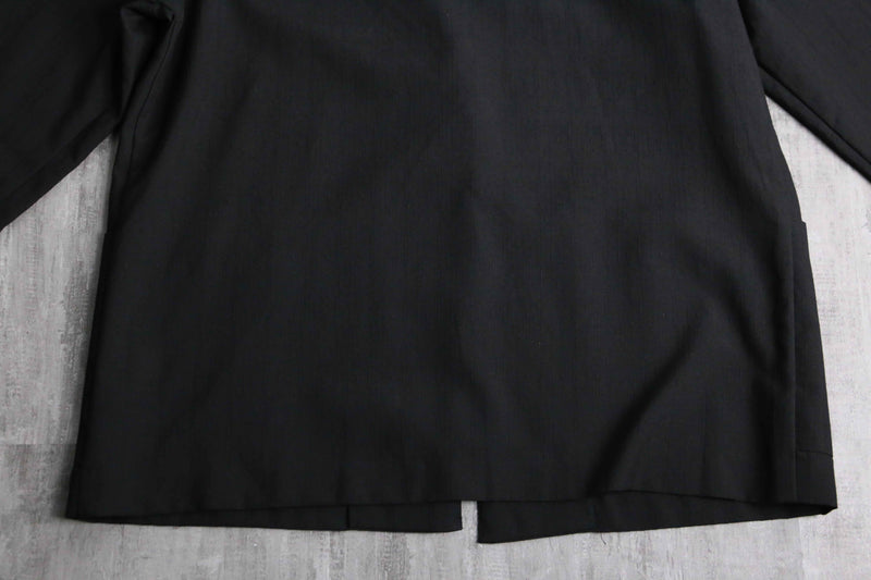 black color poly rayon easy tailored jacket